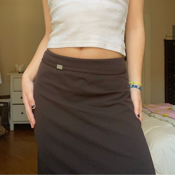 The Limited Brown Midi Skirt - Picture 4 of 6